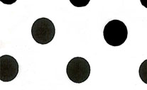 Print - Dot White/Black